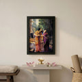 Arjuna and Subhadra framed poster