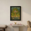 Krishna Steals the Clothes of Gopis framed poster