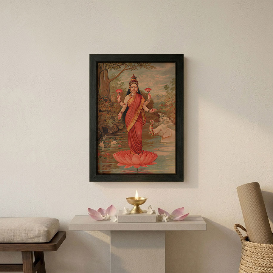 Goddess Lakshmi framed poster