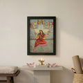 Goddess Kamalatmika, the Trantric Lakshmi framed poster
