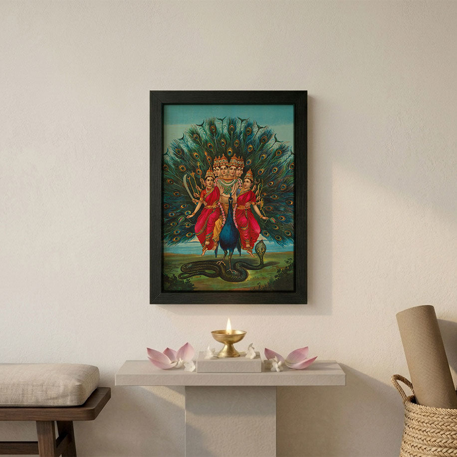 Shri Shanmukha Subramania Swami framed poster