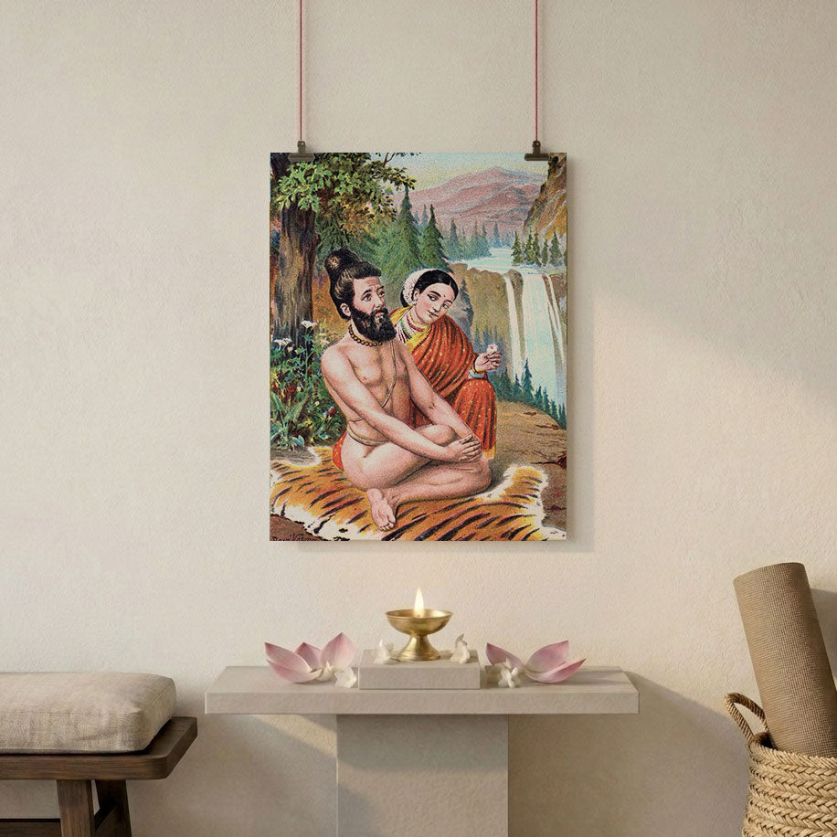 Vishwamitra and Menaka poster