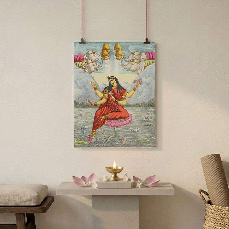 Goddess Kamalatmika, the Trantric Lakshmi poster