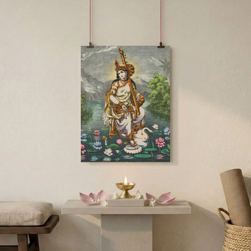 Goddess Sarasvati poster